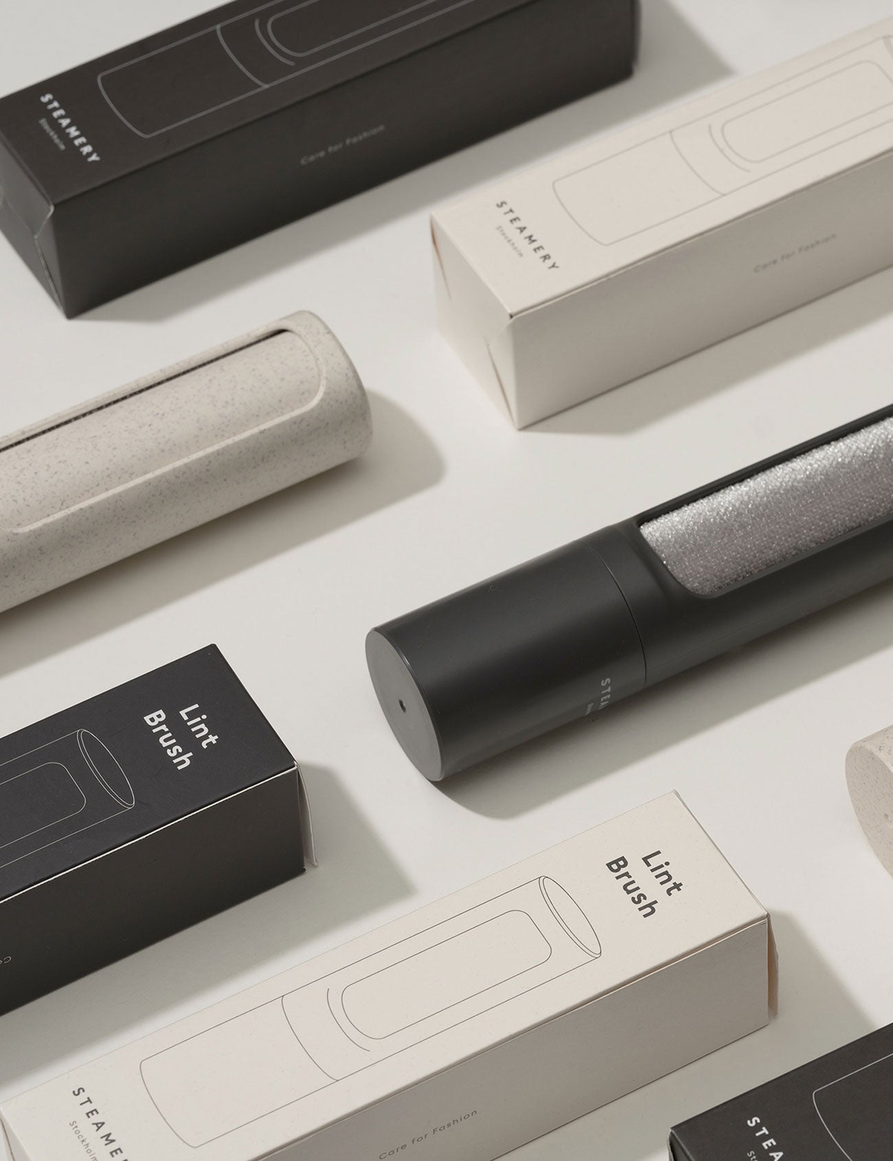 Lint Brush - Dark Grey - steamery-usa